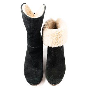 UGG Lynnea Women's 9 Black Suede Boots